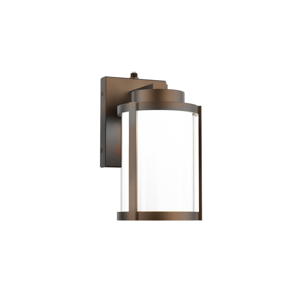 Outdoor Wall Lantern 10in  LED Wall Sconce 5CCT Bronze