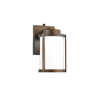 Outdoor Wall Lantern 10in  LED Wall Sconce 5CCT Bronze