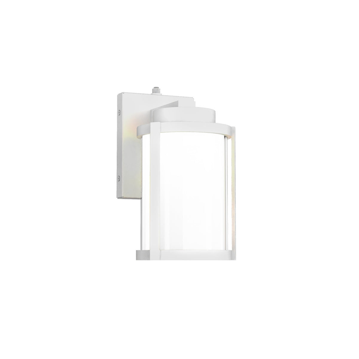 Lantern 10in W2501 Wall Sconce 5CCT WT