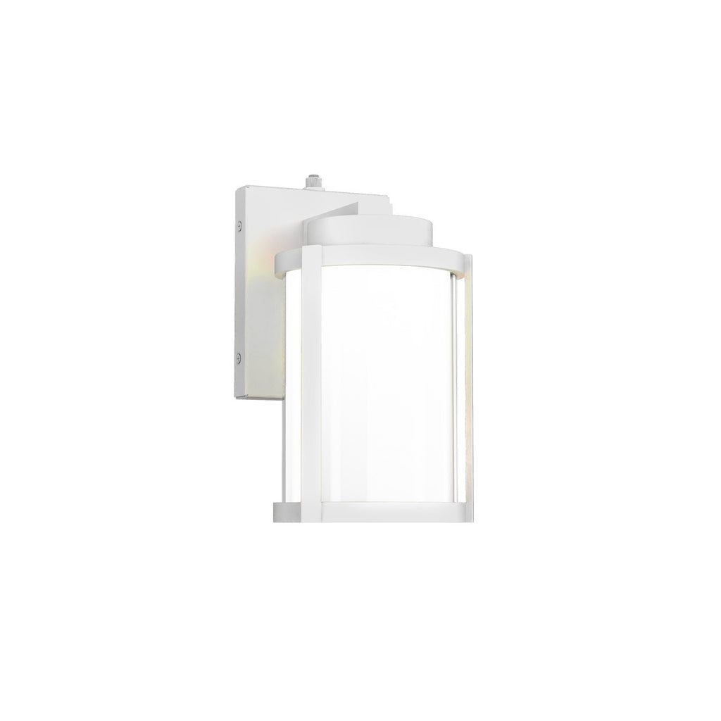 Lantern 10in W2501 Wall Sconce 5CCT WT