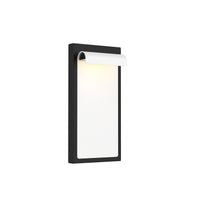 Cap 12in W2502 Wall Sconce 5CCT WTBK