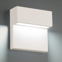BALANCE 6 in. LED Outdoor Wall Sconce Light 3500K in White
