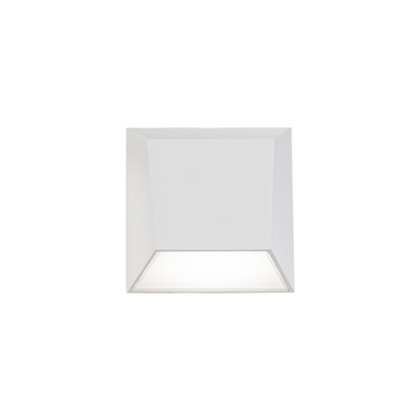 ATLANTIS 6 in. LED Outdoor Wall Sconce Light 3000K in White