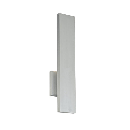Stag 24in. LED Outdoor Wall Sconce Light 4000K in Brushed Aluminum