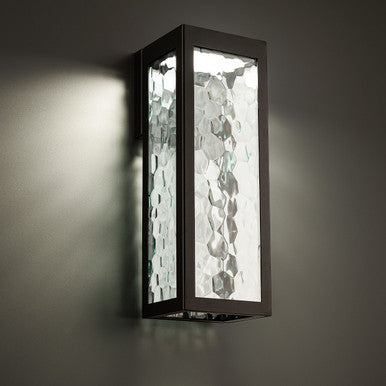 HAWTHORNE 18in. LED Outdoor Wall Sconce Light 3000K in Black