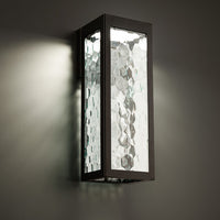 HAWTHORNE 18in. LED Outdoor Wall Sconce Light 3000K in Black