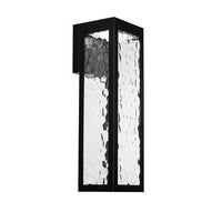 HAWTHORNE 25in. LED Outdoor Wall Sconce Light 3000K in Black