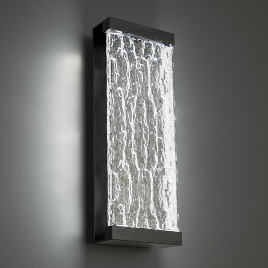 FUSION 20in. LED Outdoor Wall Sconce Light 3000K in Black