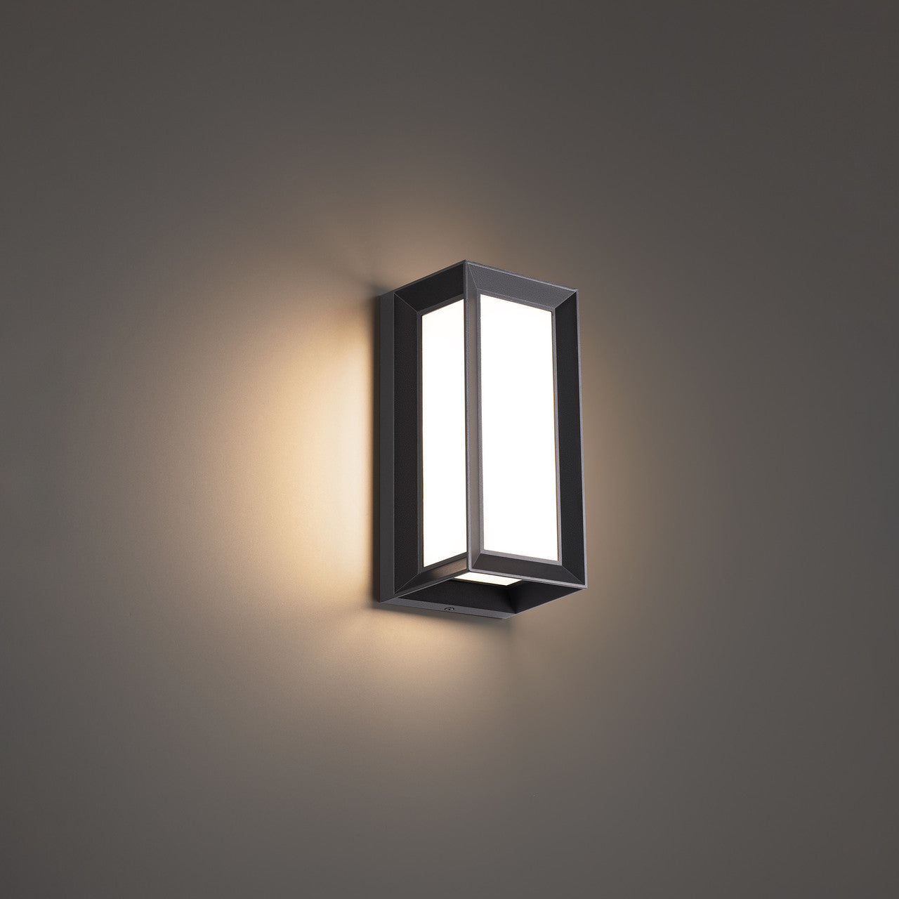 Argo 16 in. LED Outdoor Wall Sconce Light 3000K in Black
