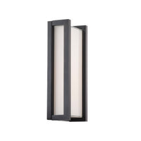 AXEL 11 in. LED Outdoor Wall Sconce Light 3000K in Black