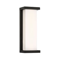 CASE 14in. LED Outdoor Wall Sconce Light 3000K in Black