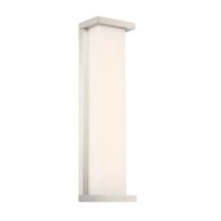 CASE 20in. LED Outdoor Wall Sconce Light 3000K in Stainless Steel