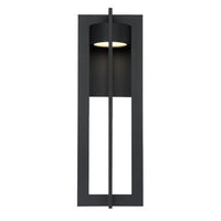 CHAMBER 25in. LED Outdoor Wall Sconce Light 3000K in Black