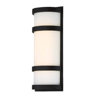 LATITUDE 14in. LED Outdoor Wall Sconce Light 3000K in Black