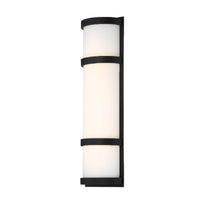LATITUDE 20in. LED Outdoor Wall Sconce Light 3000K in Black