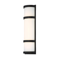 LATITUDE 20in. LED Outdoor Wall Sconce Light 3000K in Black