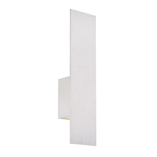 ICON 20in. LED Outdoor Wall Sconce Light 3000K in Brushed Aluminum