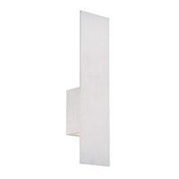 ICON 20in. LED Outdoor Wall Sconce Light 3000K in Brushed Aluminum