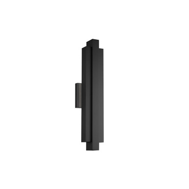 Arrow 22 in. LED Outdoor Wall Sconce Light 2700K in Black