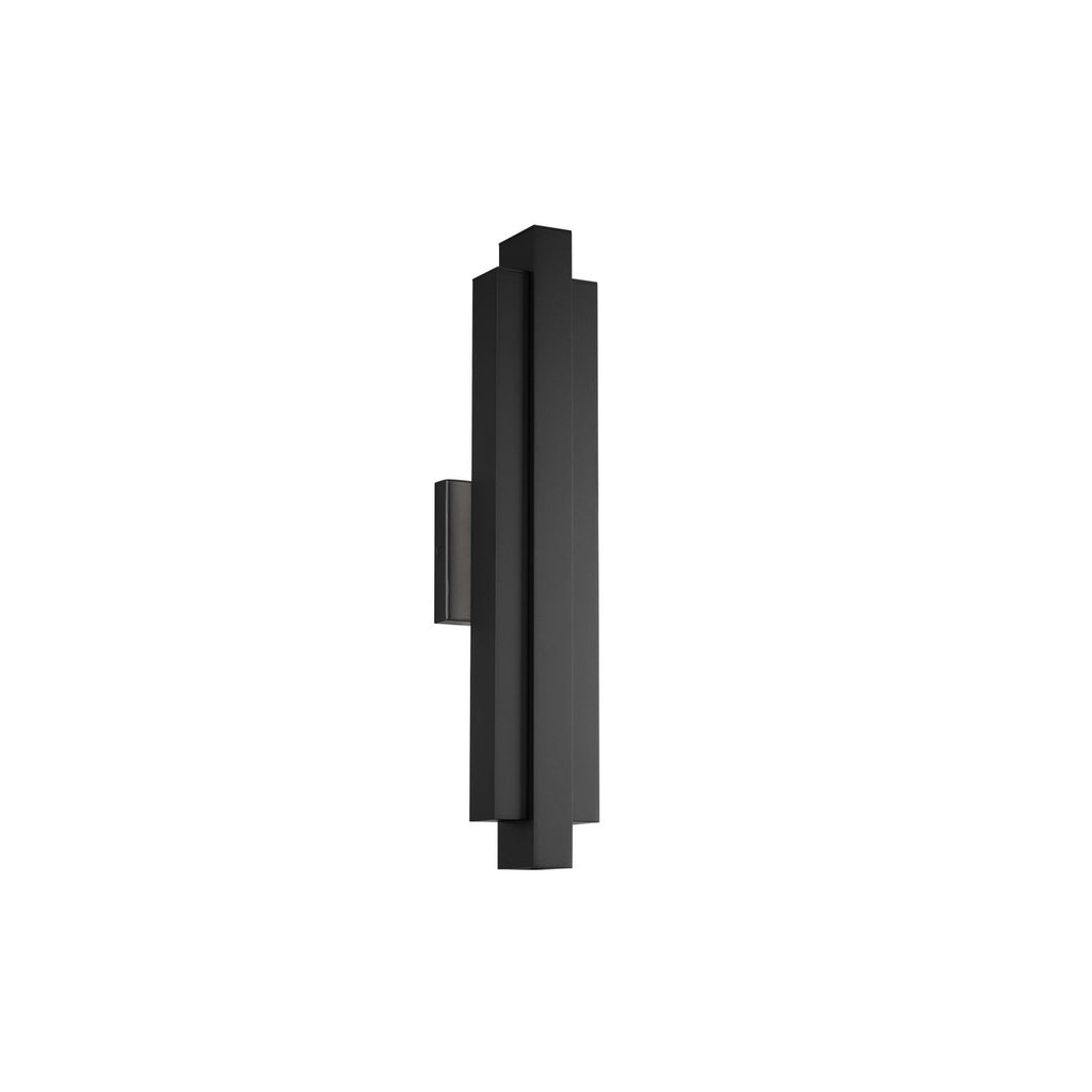 Arrow 22 in. LED Outdoor Wall Sconce Light 3000K in Black