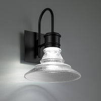 NANTUCKET 13in. LED Outdoor Wall Sconce Barn Light 3000K in Black