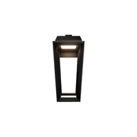 LEVEE 16in. OUTDOOR SCONCE 3000K - WSW115616-BK