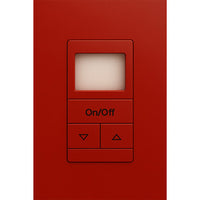 Wall Switch Sensor - Line Voltage, Passive Dual Technology, Vacancy only, Red