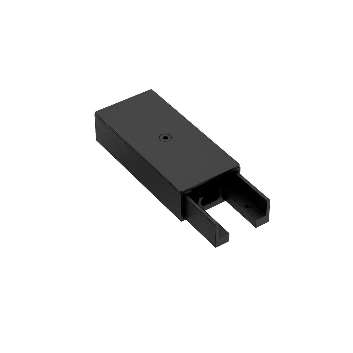 Outdoor Track Feed End in Black - X-FE-BK