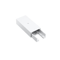 Outdoor Track Feed End in White - X-FE-WT