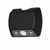 Black Finish, 3 LED Fixed Optic, 5000K, 8W, 933 lumens