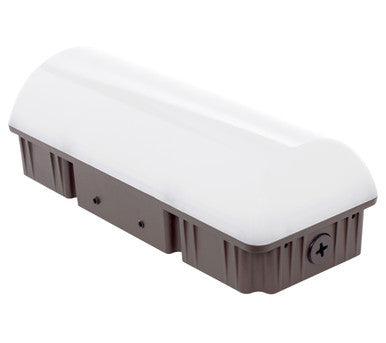 LED Vandalproof Wallpacks - Compact Commercial Outdoor Wall Lights - Choose Your Color Temperature
