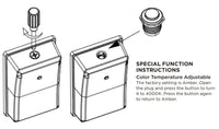 Turtle Friendly LED Rectangle Wall Packs - Economical Outdoor Wall Lights With Photocell - Choose Your Finish