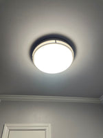 14 Inch LED Designer Flush Mount - 20 Watt - 1500 Lumens - Color Selectable 27K/30K/35K/40K/50K - 120V - Dimmable - Brushed Nickel