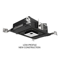 3IN Aculux Square LED, New Construction Adjustable, Generation 4, 1200 Lumens, 2700K, 90+ CRI, 35° Beam Angle, Phase Cut Dimming,  Forward and reverse, 120V, IC,  Air Loc