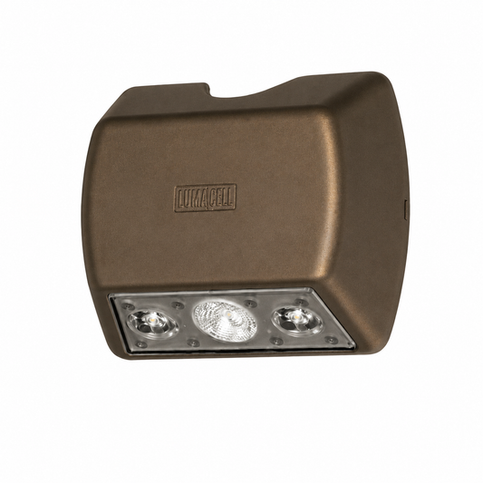 Dark Bronze Finish, 3 LED Fixed Optic, 5000K, 8W, 933 lumens
