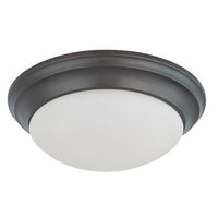 12 Inch LED Dome Light - 18 Watt - 1080 Lumens - 3000K Soft White - 120-277V - Dimmable - Bronze