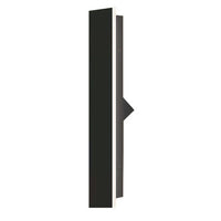 Decorative Back Lit LED Wall Sconce - 18in.X3in. - 18 Watt - Max Lumens 1272 - Color Temperature Selectable 30K/40K/50K - 120-277V - Black Finish