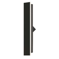 Decorative Back Lit LED Wall Sconce - 48in.X3in. - 36 Watt - Max Lumens 2880 - Color Temperature Selectable 30K/40K/50K - 120-277V - Black Finish