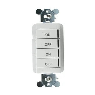 nLight Wired Aesthetic Wallpod, 2-Pole, White
