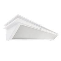 Semi Cutoff Hospital Bed Light - 3 Foot - 20W Uplight - 36W Downlight - 120-277V - Color Temperature Selectable 27K/30K/40K - White Finish