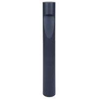 LED Garden Pathway Bollard Light - 15 Watts 1500 Lumens - Color Selectable 30K/40K/50K - 40 Inches Tall - 120-277V - Black Finish
