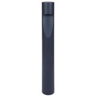 LED Garden Pathway Bollard Light - 15 Watts 1500 Lumens - Color Selectable 30K/40K/50K - 40 Inches Tall - 120-277V - Black Finish