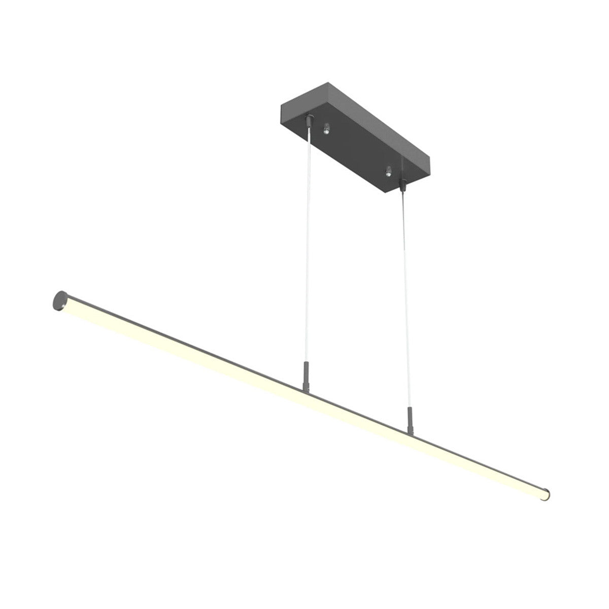 Decorative Linear LED Tube Light - 4 Foot - Multi Watt Selectable 20/25/30 Watts - Color Temperature Selectable 30K/35K/40K - Black Finish - 120-277V