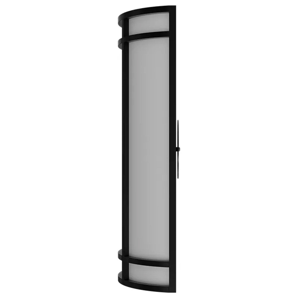 LED Decorative Wall Sconce Black Finish Watt Selectable 15W/20W/25W - 2,400 Lumens - 9X18 Inches - Color Tunable 30/40/50K