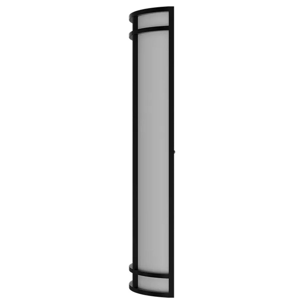LED Decorative Wall Sconce Black Finish Watt Selectable 20W/25W/30W - 2,800 Lumens - 9X24 Inches - Color Tunable 30/40/50K