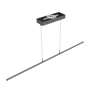 Decorative Linear LED Tube Light - 4 Foot - Multi Watt Selectable 20/25/30 Watts - Color Temperature Selectable 30K/35K/40K - Black Finish - 120-277V