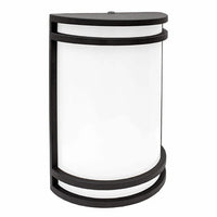 LED Decorative Wall Sconce Black Finish 12 Watt - 1,200 Lumens - 7X10 Inches - Color Tunable 27/30/35/40/50K