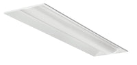 Basket LED lensed troffer 1x4, Nominal 4000 LM, Curved,  smooth, Generic dimming driver (0-10v),  dims to 1%, 80+ CRI,  4000K