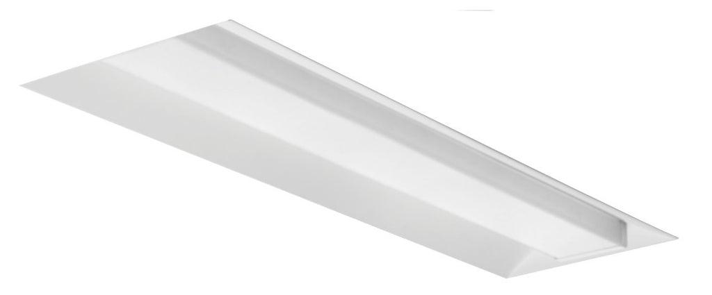 Basket LED lensed troffer 1x4, Nominal 2000 LM, Square,  linear prisms, eldoLED dimming 1%, 80+ CRI,  3000K
