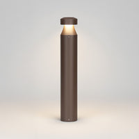 LED Bollard Lights - For Commercial Driveways and Parking Lots - Lens Free Cone Head - 24/19/14W - 3000 Max Lumens - Color Selectable 30K, 40K, 50K - Bronze Finish
